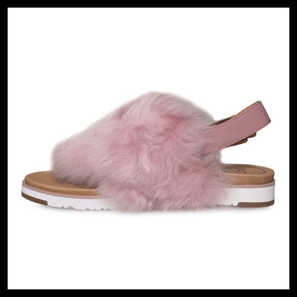 UGG HOLLY SOCH SANDALS PINK New In The Box - Picture 3 of 7